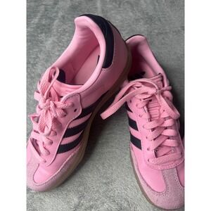 adidas gazelle silver green womens adidas Samba 'Messi Light Pink Black' Big Kids' Shoes, 6